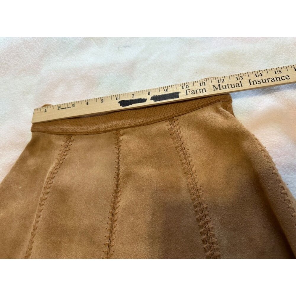 Vintage 70’s Suede Vest Skirt Set SZ 11/12 MEASUREMENTS BELOW - Picture 12 of 15